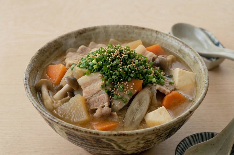 Tonjiru - Pork Miso Soup