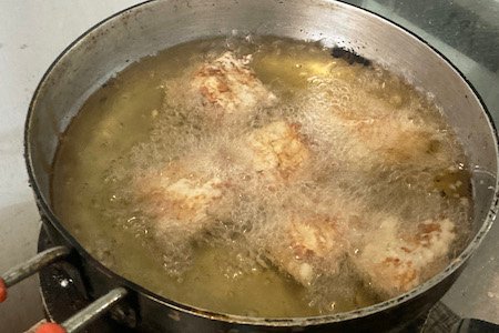 Deep-fried mackerel Tatsuta