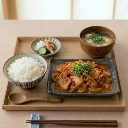 Buta Kimchi Stir Kimchi and Pork - MAINDISH.in