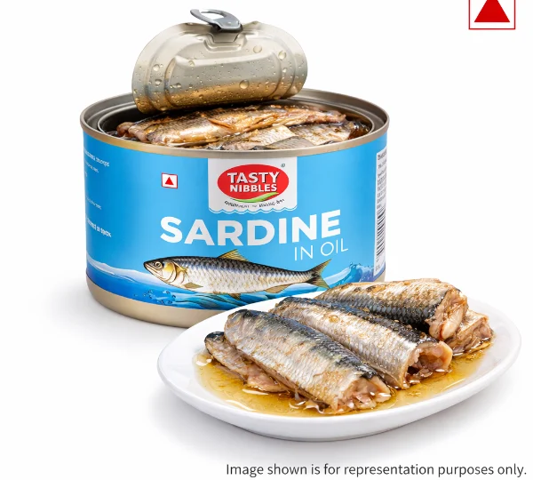 Canned Sardine In Oil - 185g - MAINDISH.in